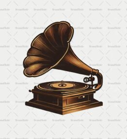 Antiker Grammophon